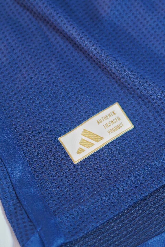 ⁦T-shirt Algeria Blue Adidas Good Qualité⁩ - الصورة ⁦5⁩